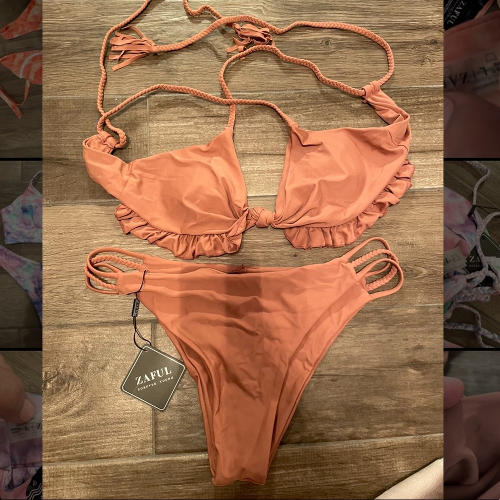 Bikini set braid and tassel style from Zaful New